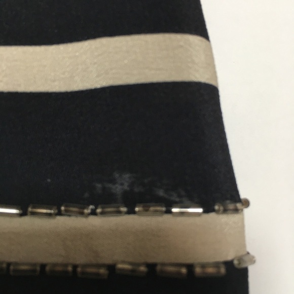 Club Monaco Silk Striped Tank Dress with Sequin Detail Size Extra Small - Picture 6 of 11